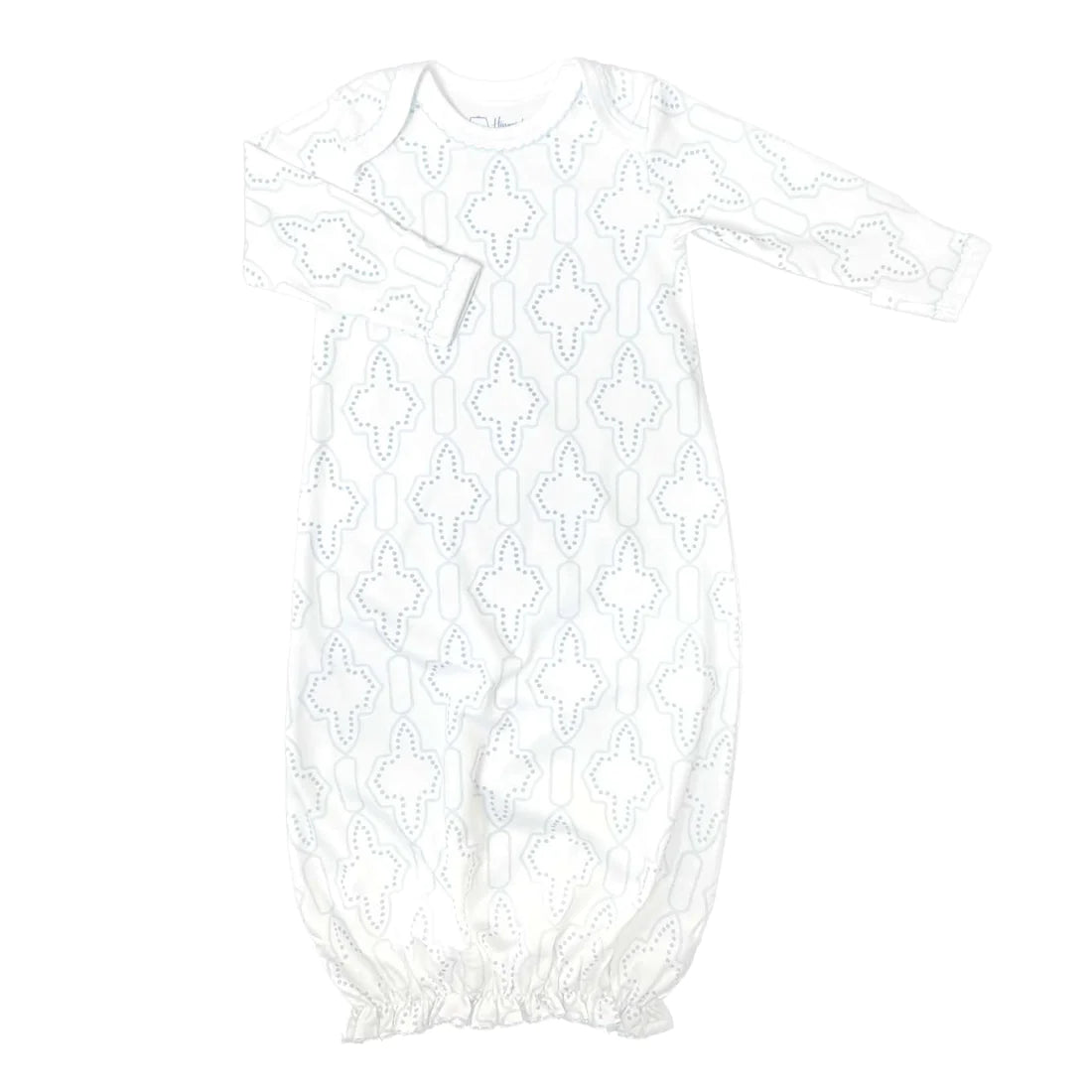 Blue Lattice Gown
