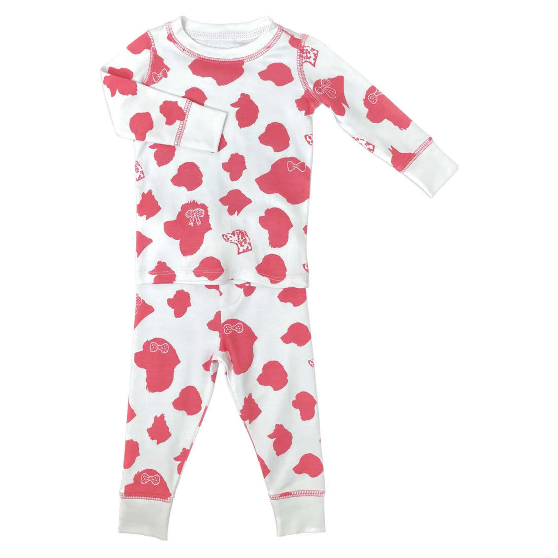 Pink Dogs 2-Piece Pajama Set