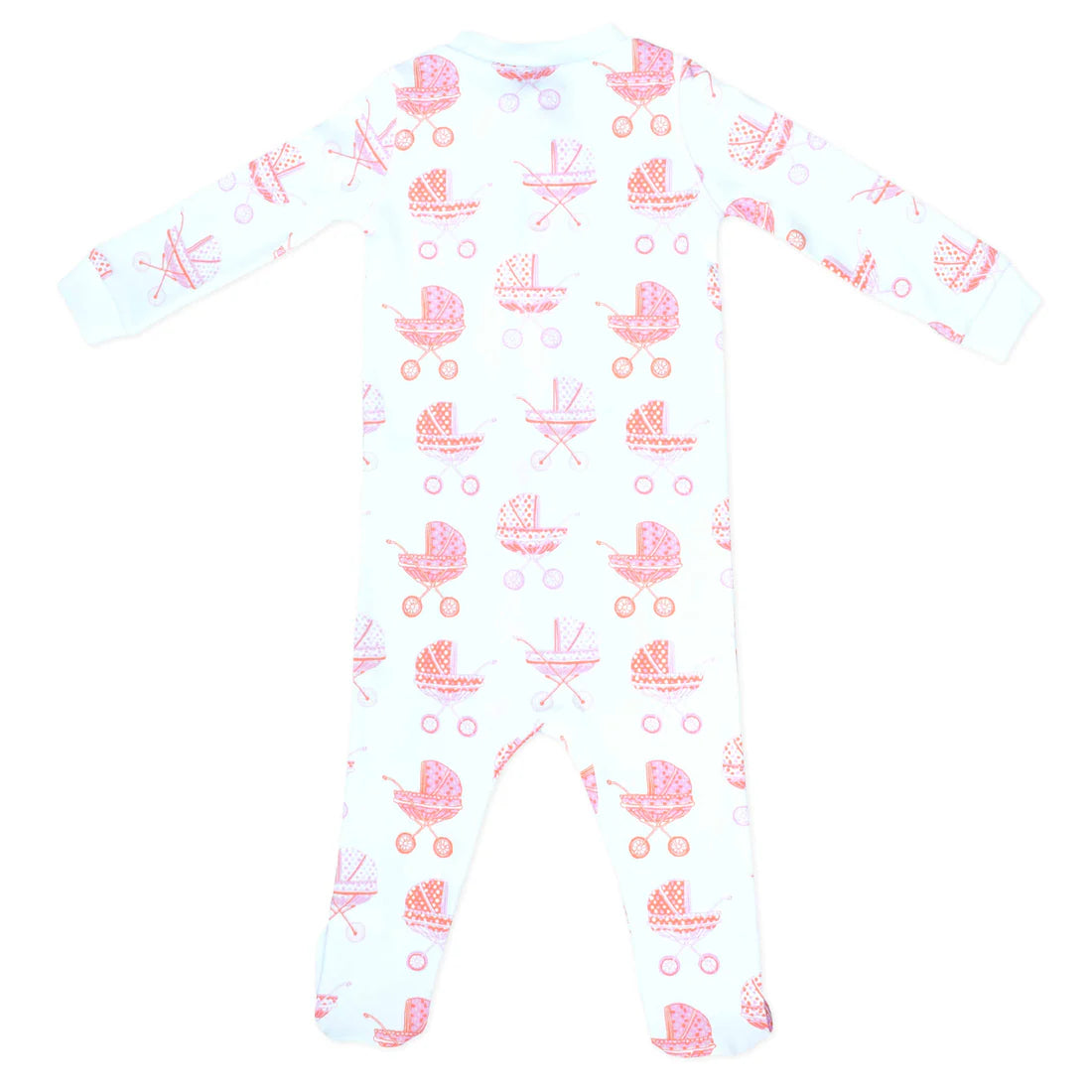Pink Baby Carriage Footless Pajama