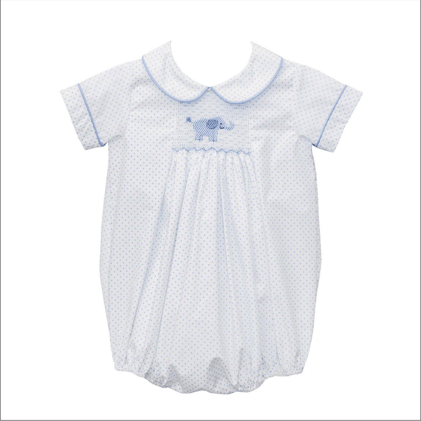 Elephant Silas Smocked Bubble