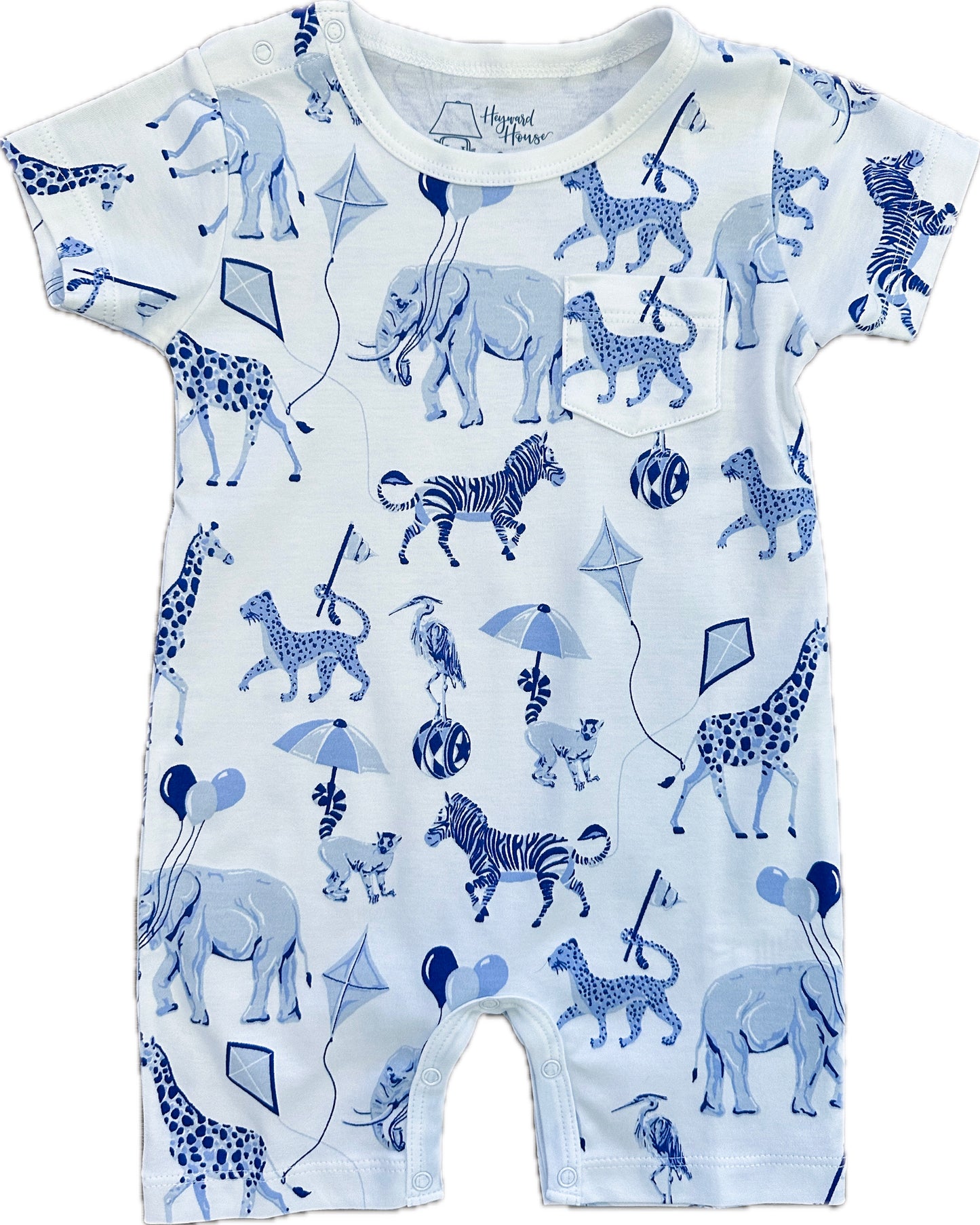 Chinoiserie Safari Boys Romper