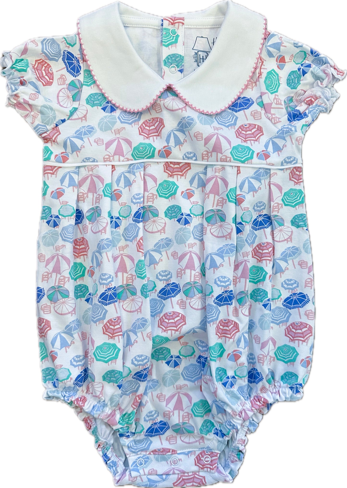 Beach Umbrella Girls Pleated Bubble