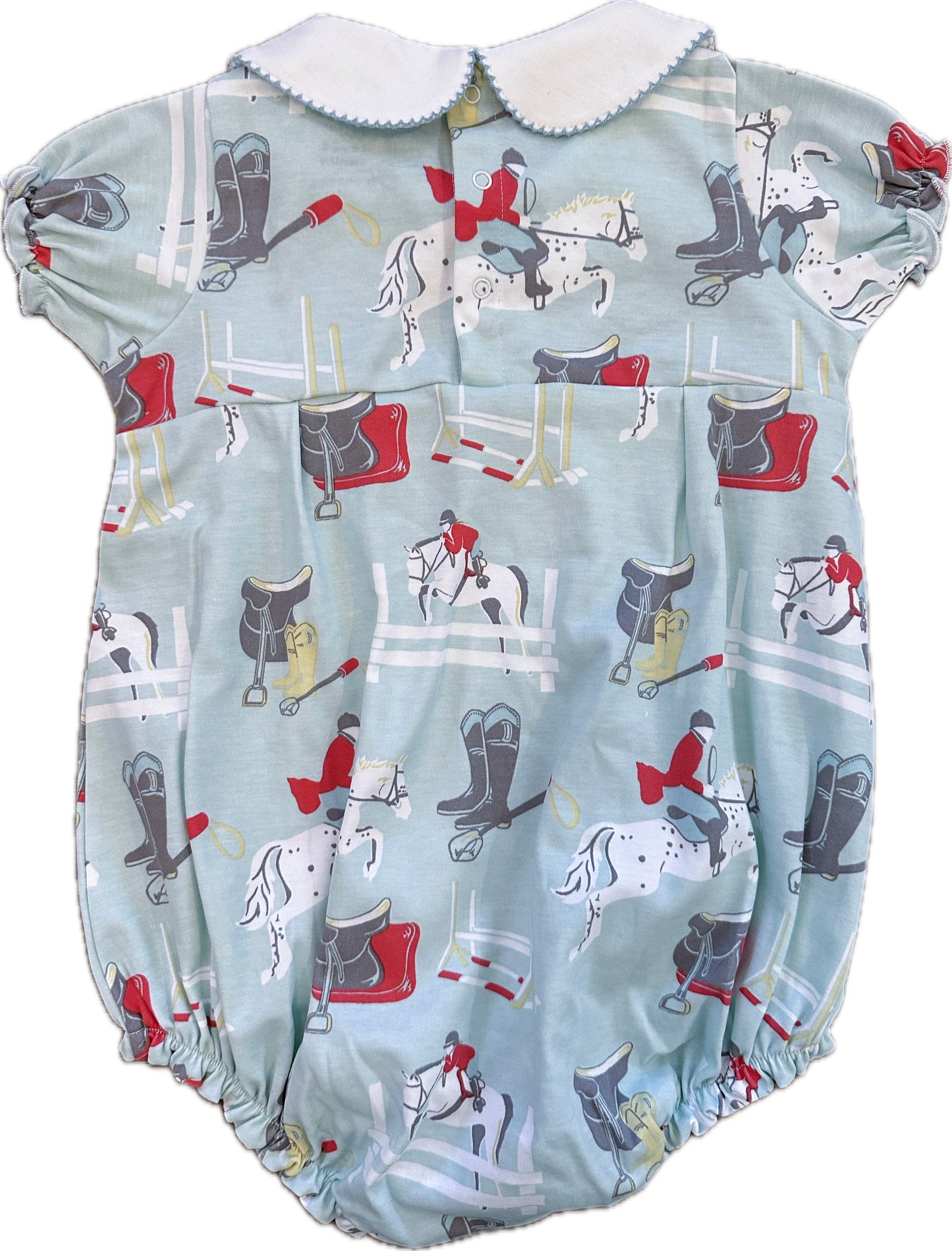 Equestrian Girls Pleated Bubble