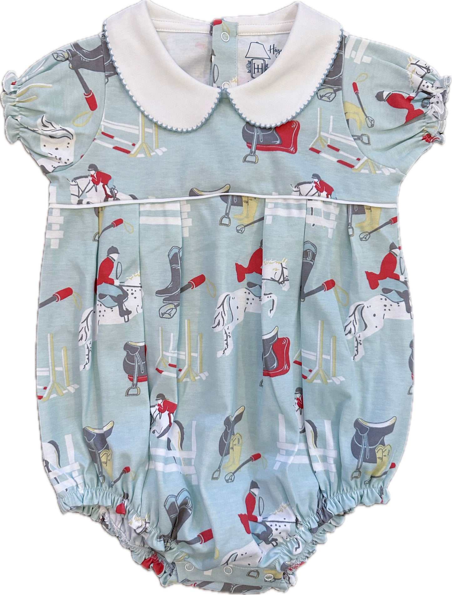 Equestrian Girls Pleated Bubble