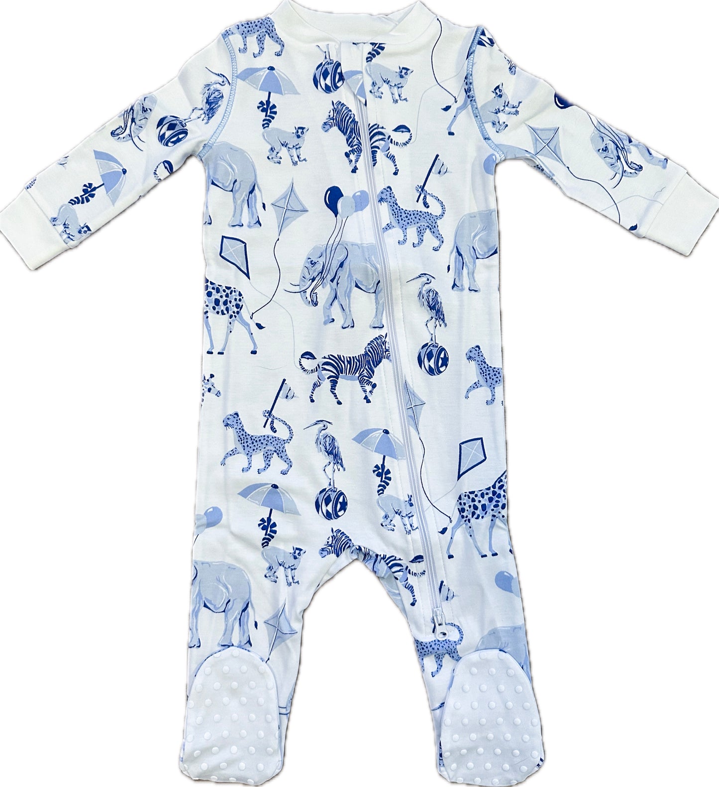 Chinoiserie Safari Footed Pajama