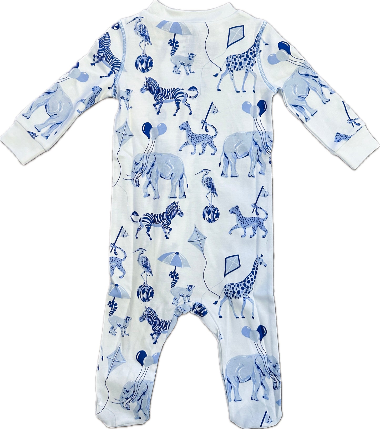 Chinoiserie Safari Footed Pajama