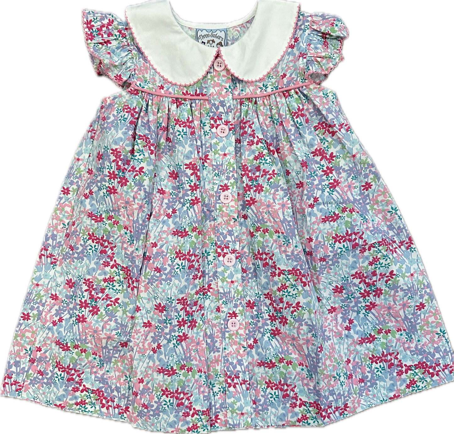 Flower Fields Collard Dress