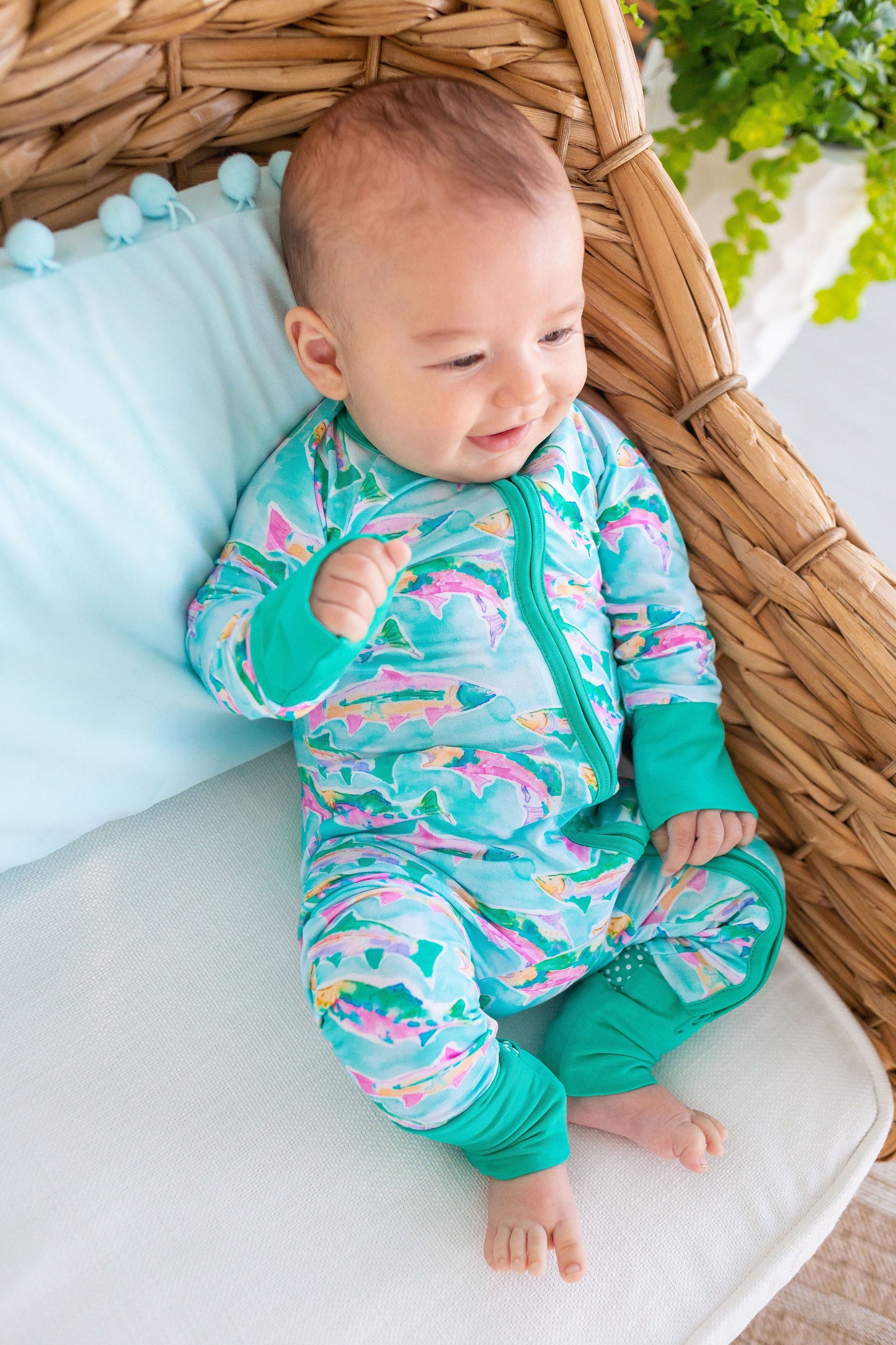 Fish Zipper Onsie