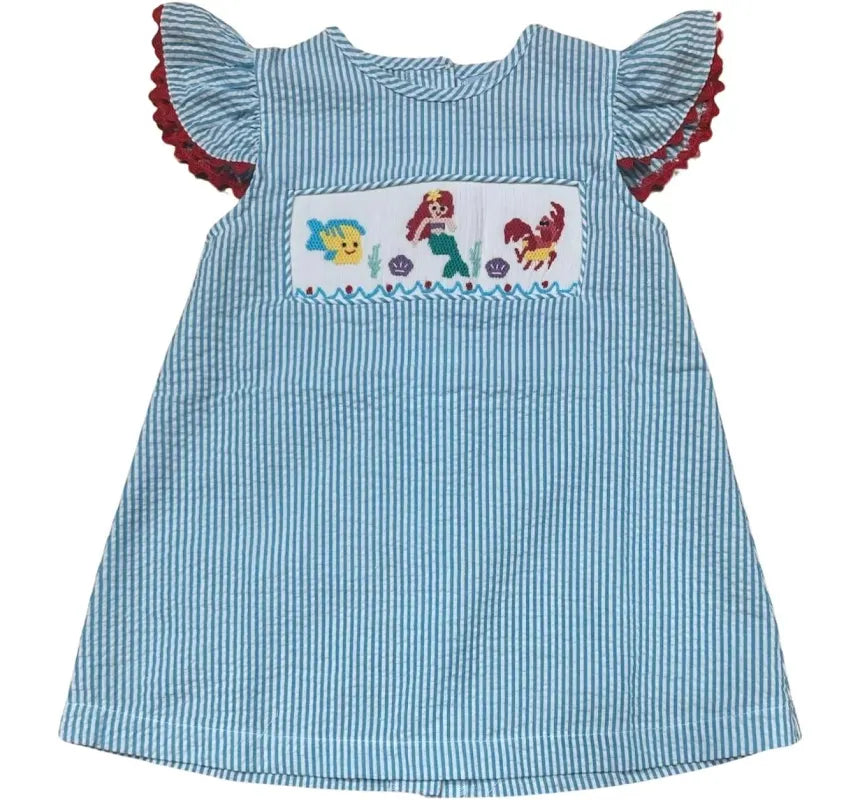 Under The Sea Smocked Dress