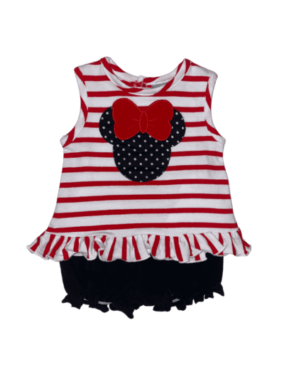 Mouse Ears Girls Bloomer Set
