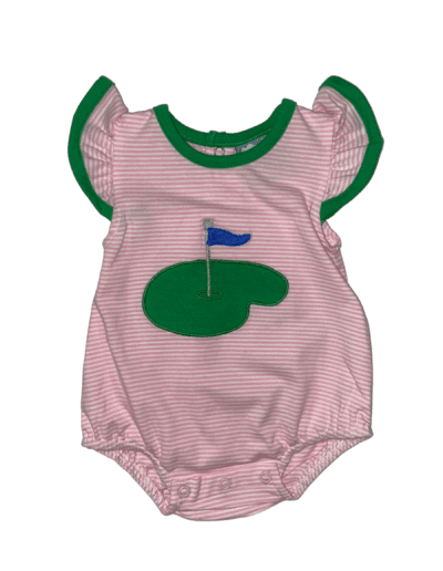 Putting Green Golf Girls Appliqué Bubble