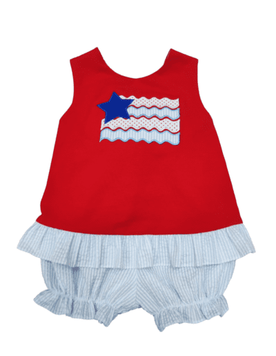 Flag Appliqué Bloomer Set