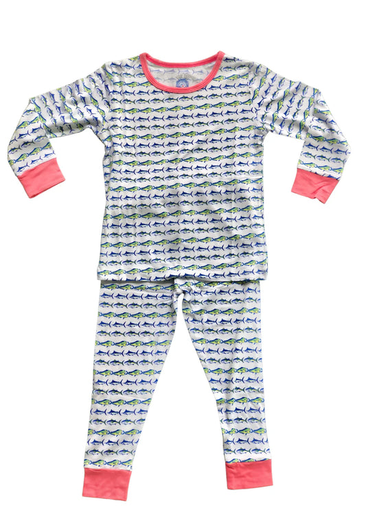 Tight Lines Pink Long Sleeve 2pc Set