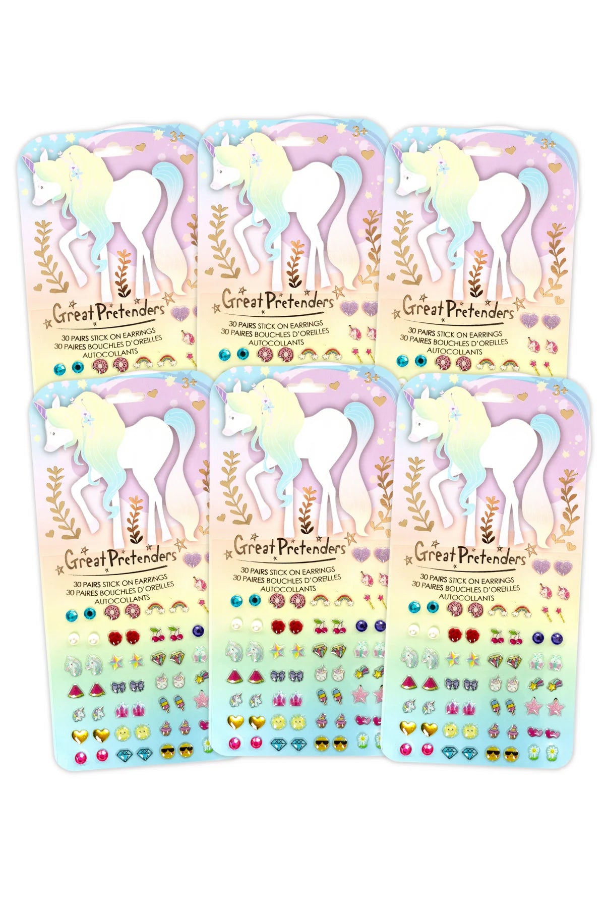 Whimsical Unicorn Sticker Earrings