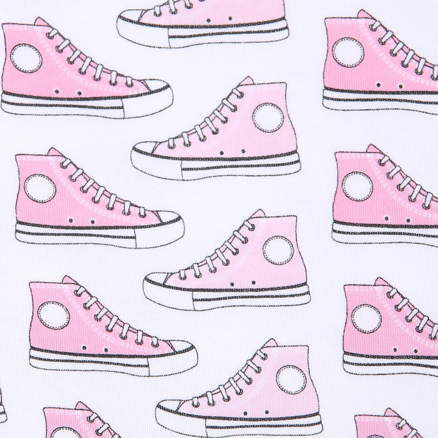 Pink Sneakers Long Pajamas