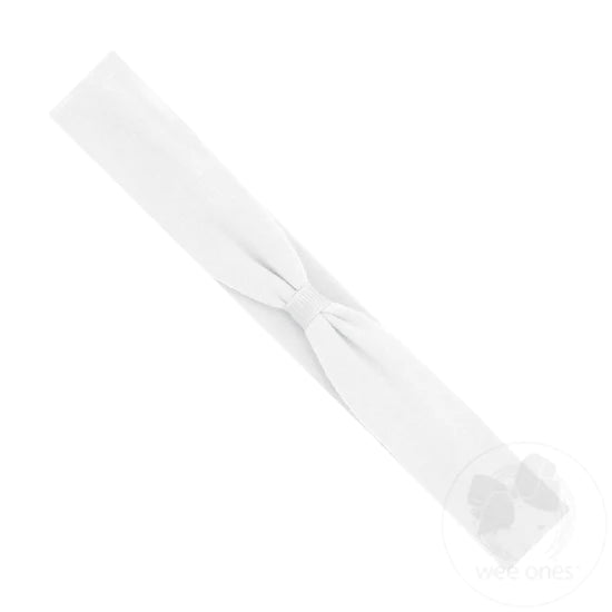 Add-A-Bow Cotton Jersey Baby Girl Hair Wrap