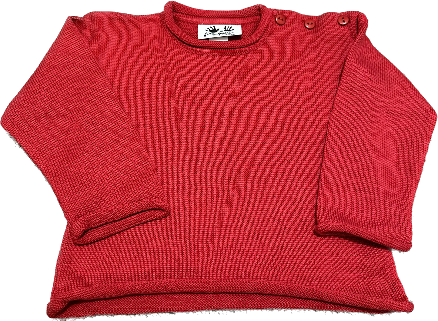 Red Roll Neck Sweater