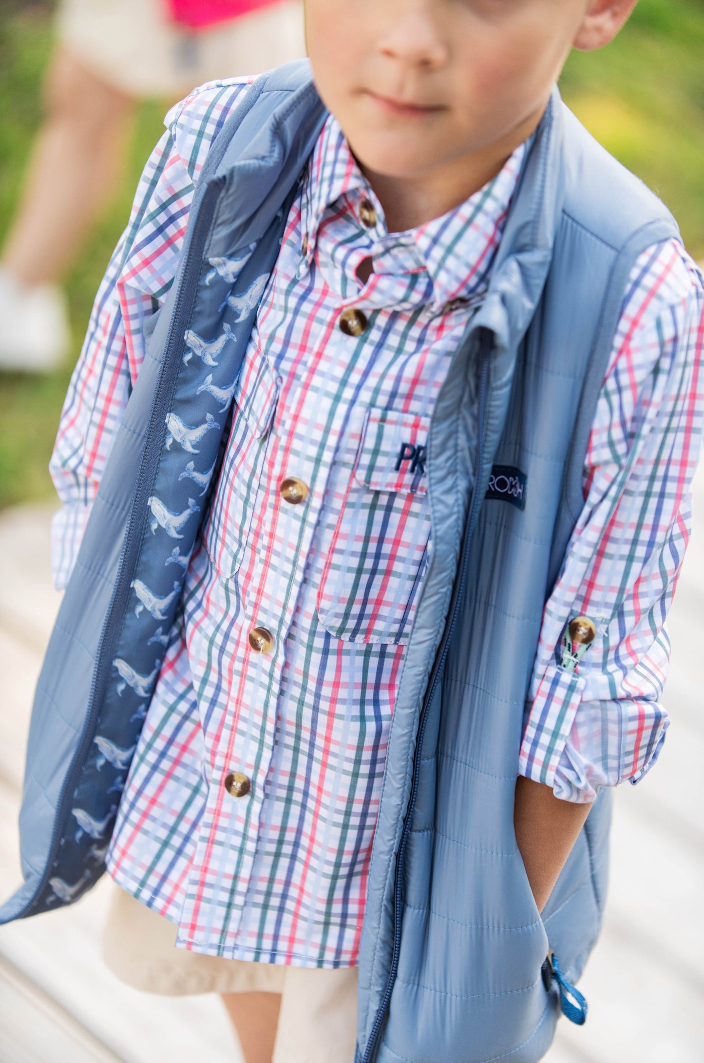 Founders Fishing Shirt - Tea Rose Plaid