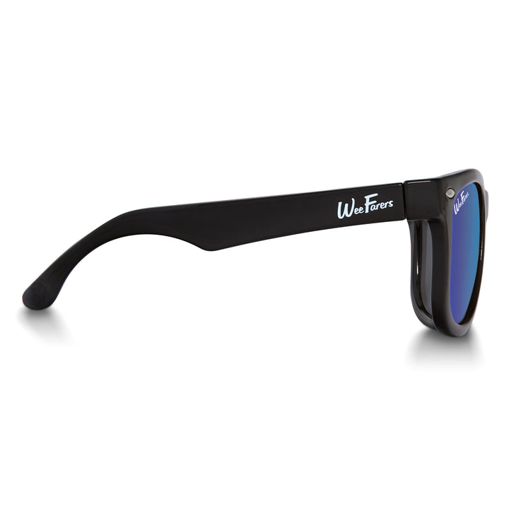 Polarized WeeFarers Black w/ Ocean Blue
