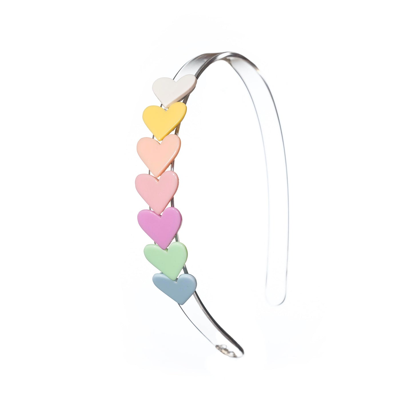 Lilies & Roses Centipede Heart Pastel Headband