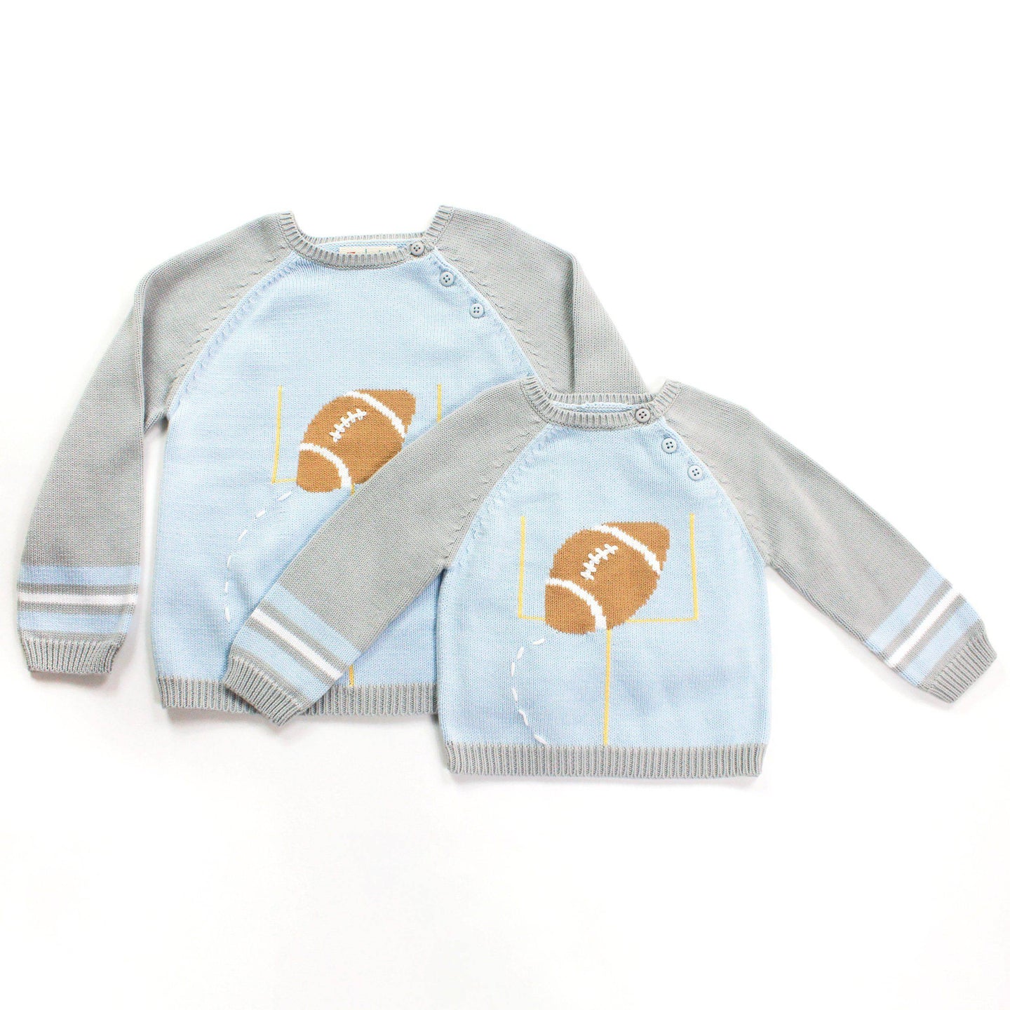 Football Knit Sweater