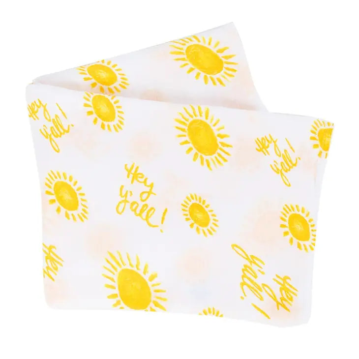 Hey Yall! Muslin Swaddle Blanket