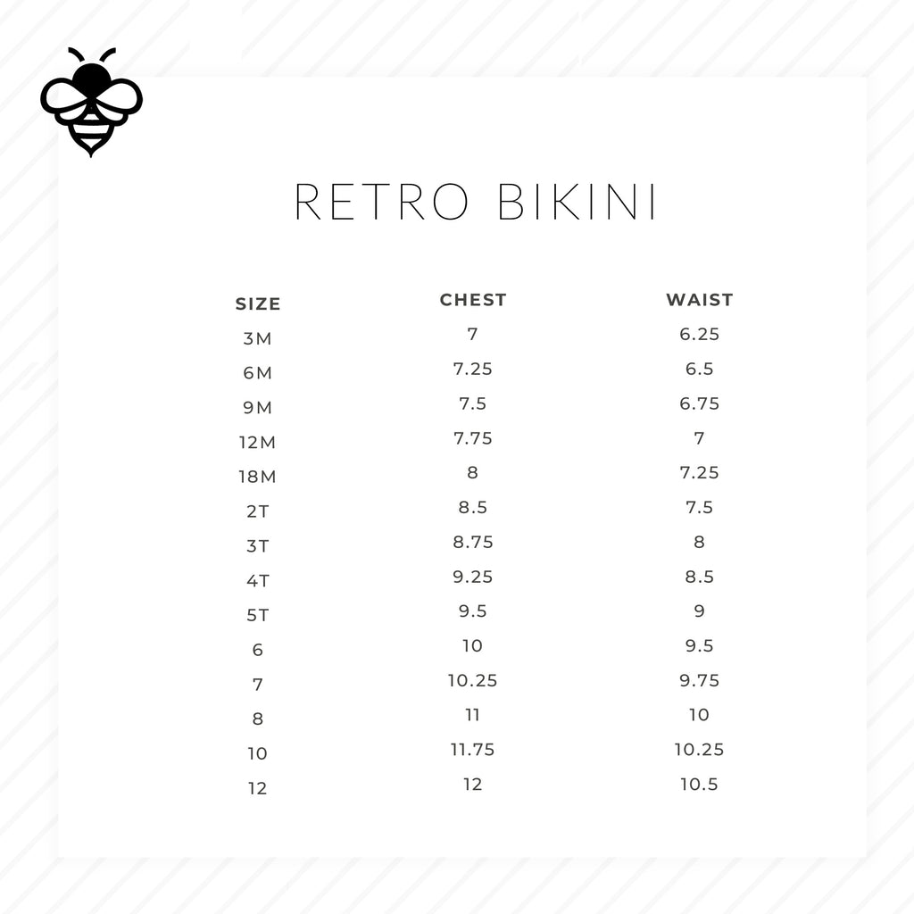 Black Gingham Retro Bikini