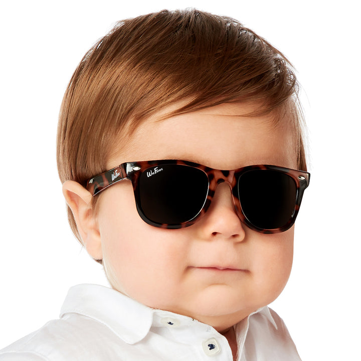 Polarized WeeFarers Black w/ Ocean Blue