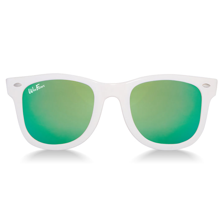 Polarized WeeFarers White w/ Sea Green