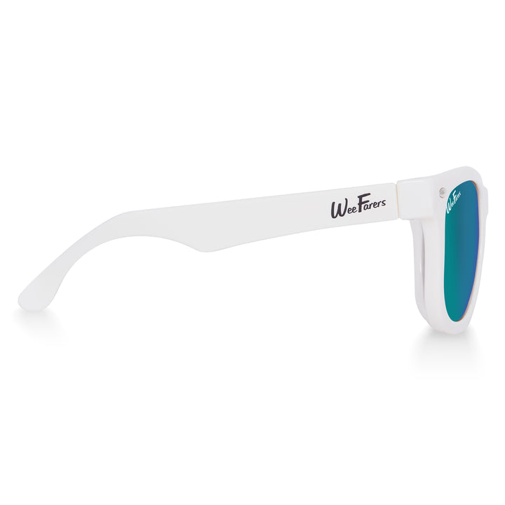 Polarized WeeFarers White w/ Sea Green