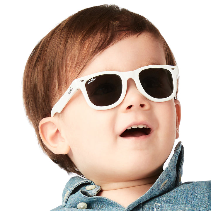 Polarized WeeFarers White w/ Sea Green