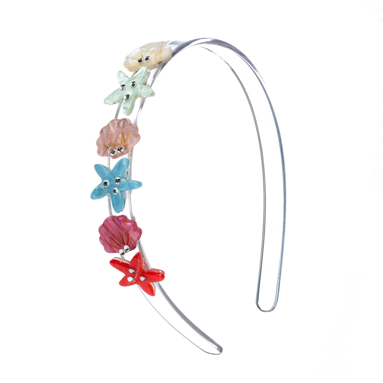 Lilies & Roses Seashell Headband