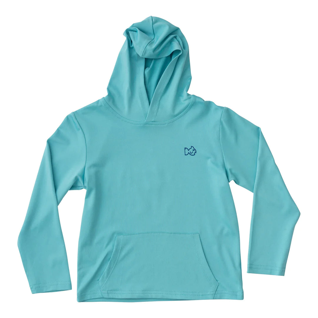 Pool Blue Pro Performance Hooded Fishing Tee