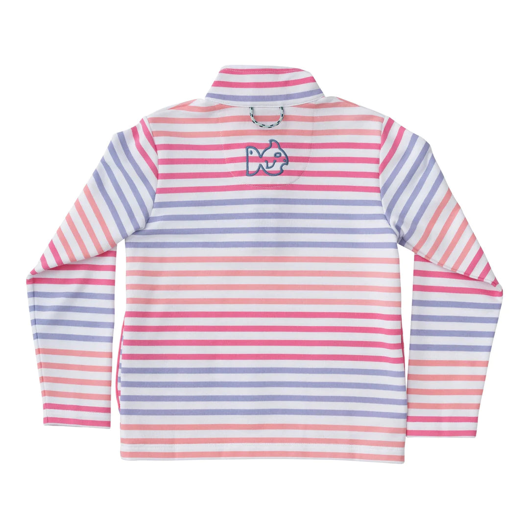 Pink Carnation Sporty Snap Pullover