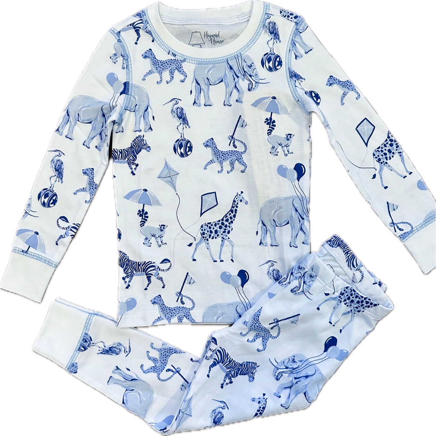 Chinoiserie Safari 2-Piece Pajama Set