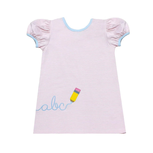 ABC Pencil Embroidered Dress