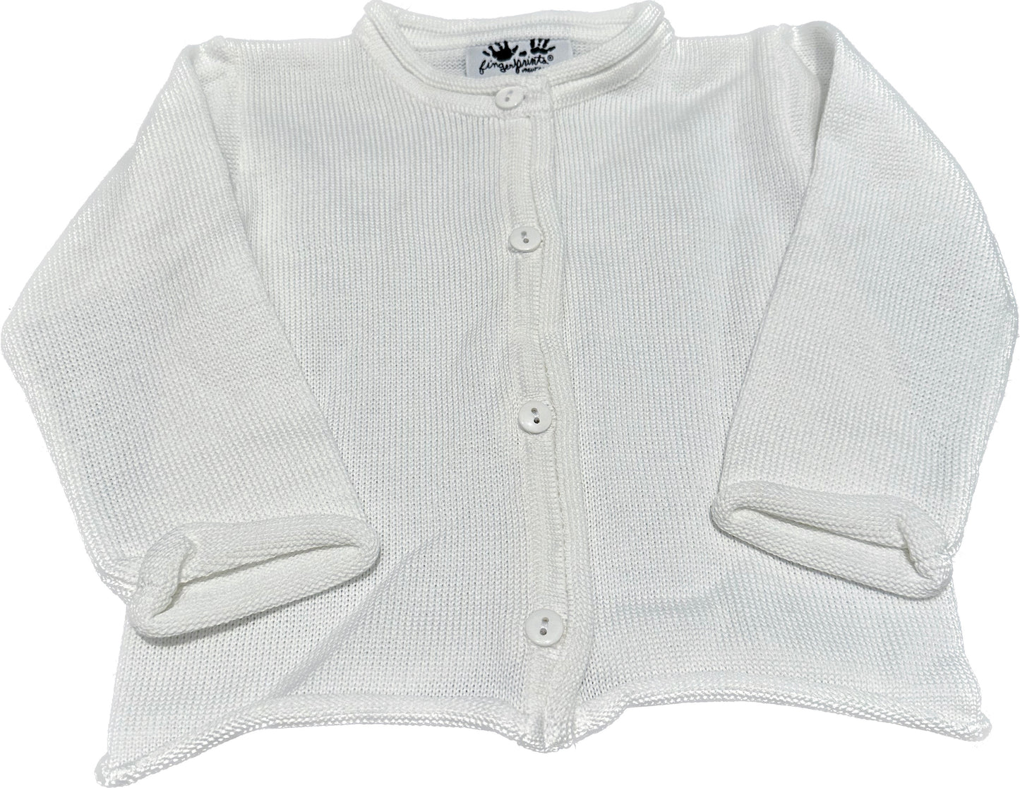 White Button Down Sweater