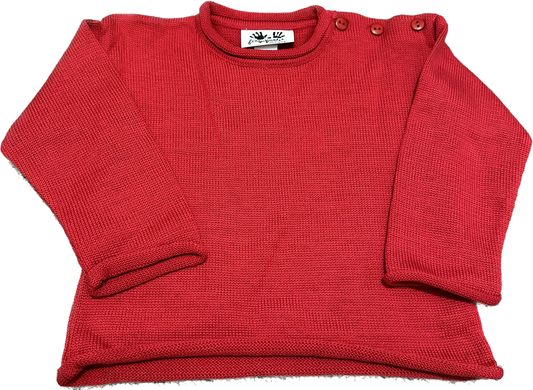 Red Roll Neck Sweater