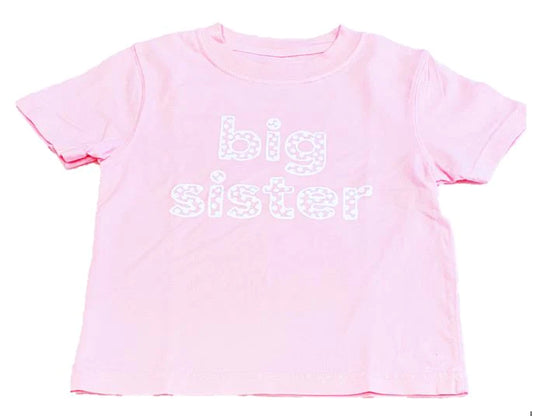 Light Pink Big Sister Tshirt