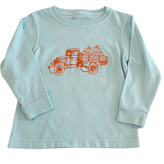 Light Blue Pumpkin Truck Tshirt