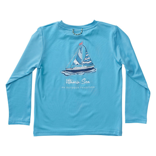 Prodoh Pro Performance LS Fishing Tee - Ethereal Blue