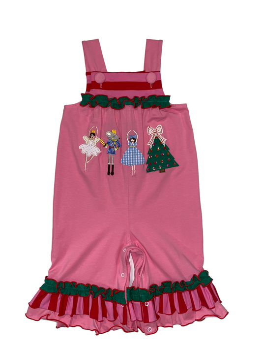 Nucracker Applique Girls Romper