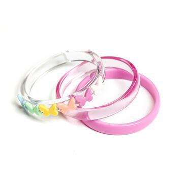 Lilies & Roses Butterfly Vibrant Color Bangles