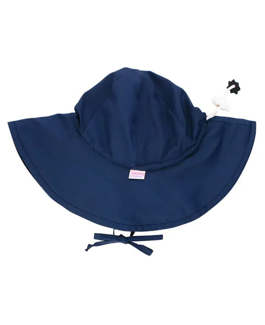 Ruffle Butts Navy Sun Protective Hat