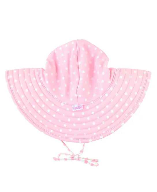 Ruffle Butts Polka Dot and Stripe Reversible Swim Hat