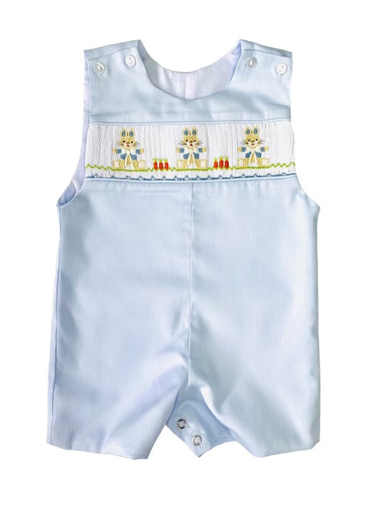 Pete Smocked Bunny Shortall